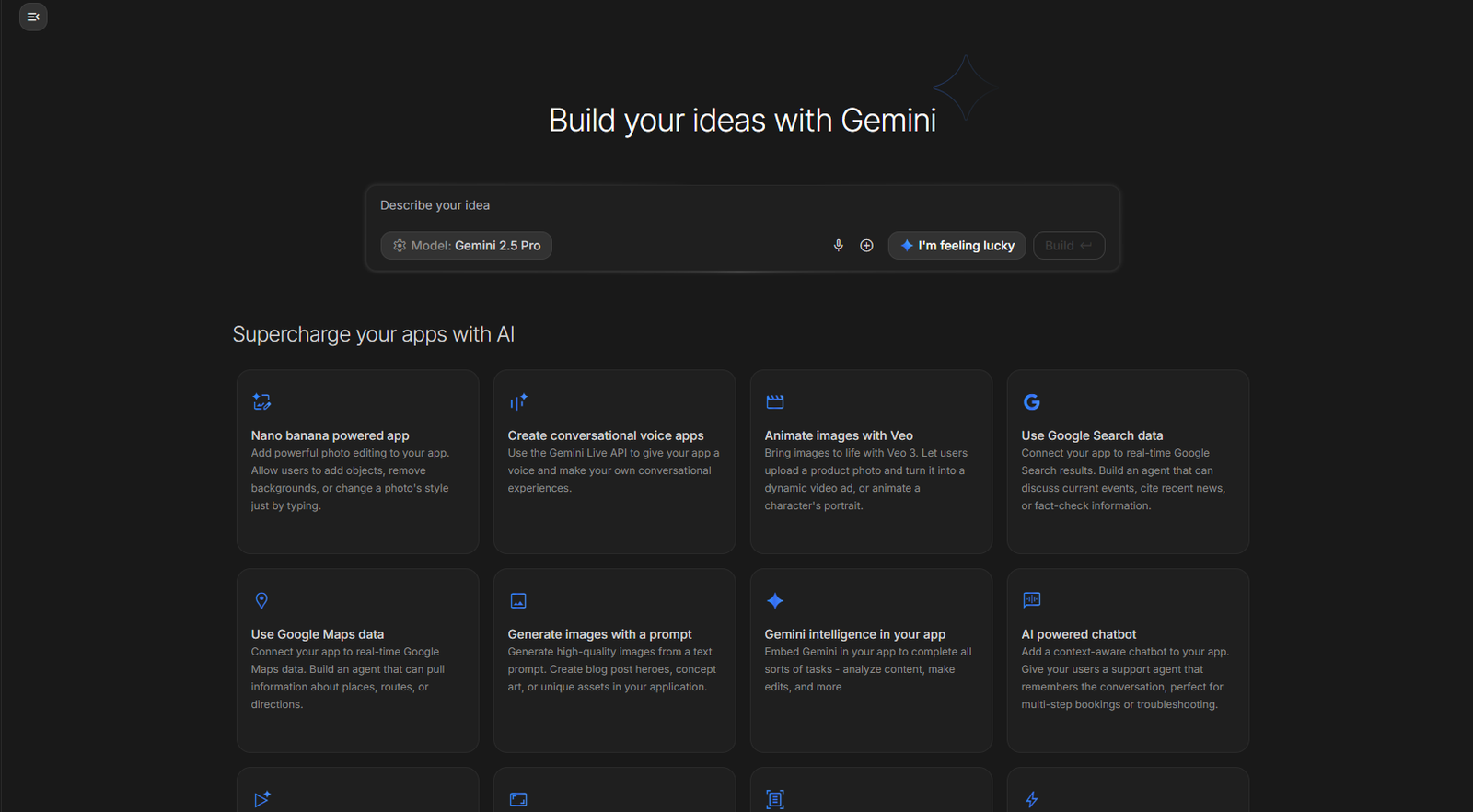 vibe coding aistudio google