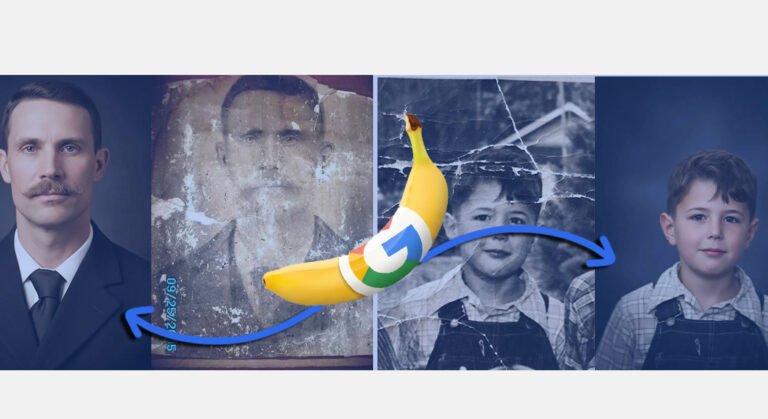 استعادة الصور التالفة مع نانو بانانا